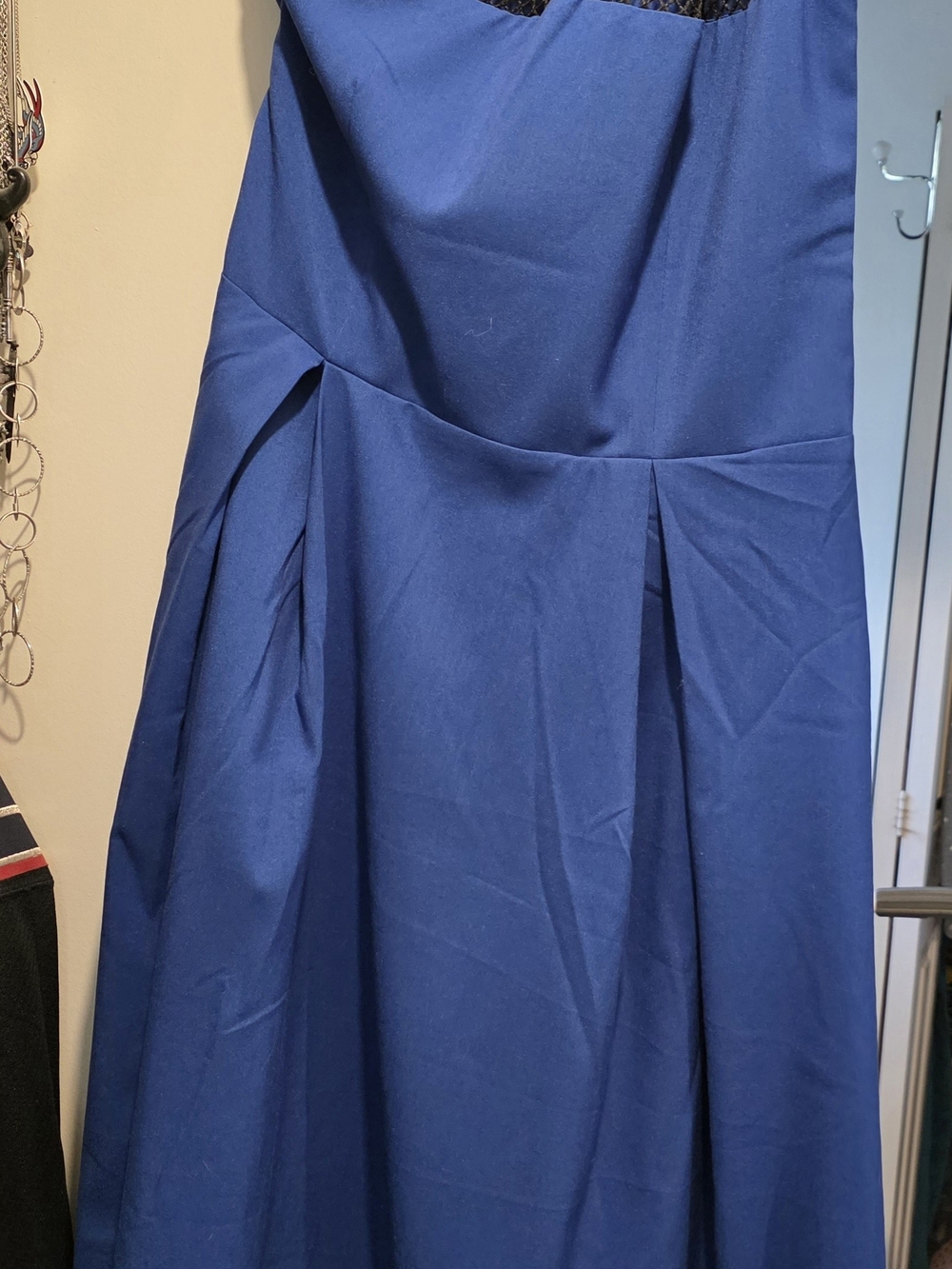 Bettie Page Royal Blue Fit-and-Flare Maxi Dress